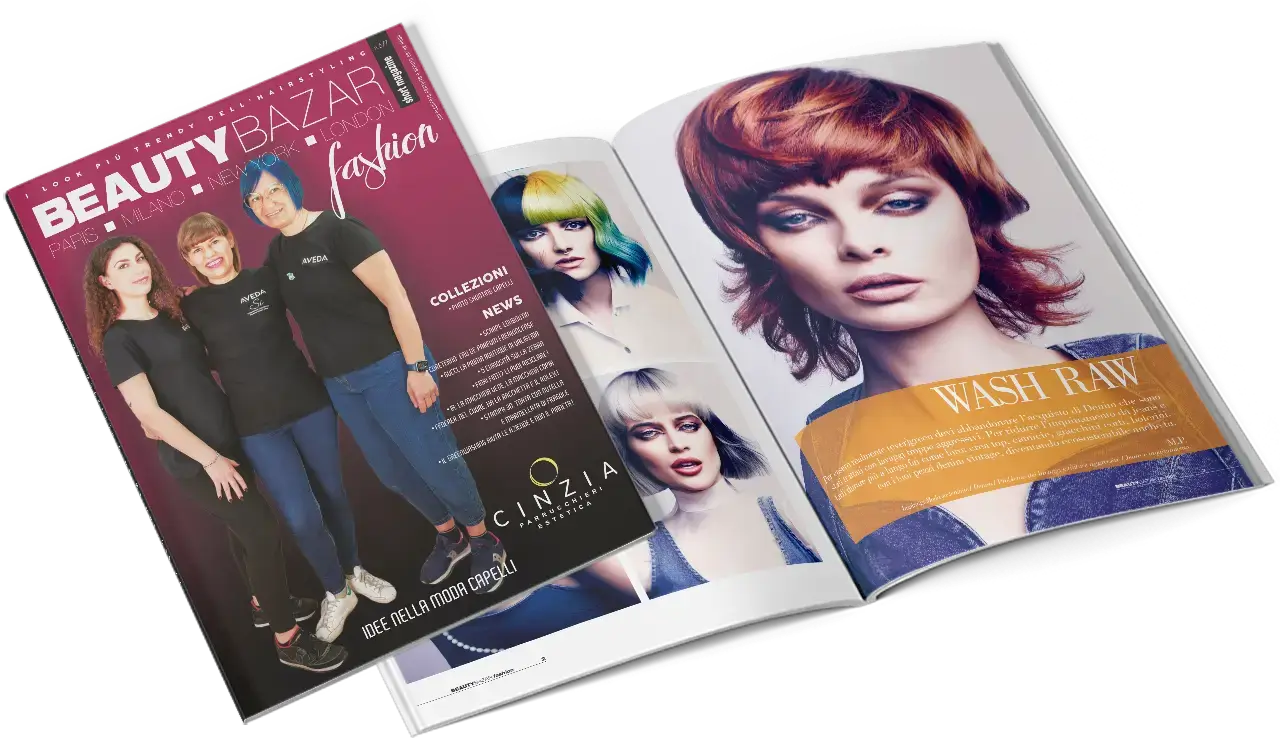 Cinzia parrucchieri Aveda nel Beautybazar Fashion Magazine