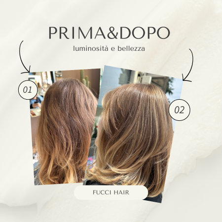 I PRIMA E DOPO ❤️ di FUCCI HAIR: Salute e Bellezza per i Tuoi Capelli